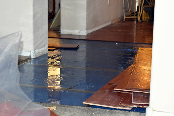 Professional Water Damage technician working in Cummaquid, MA